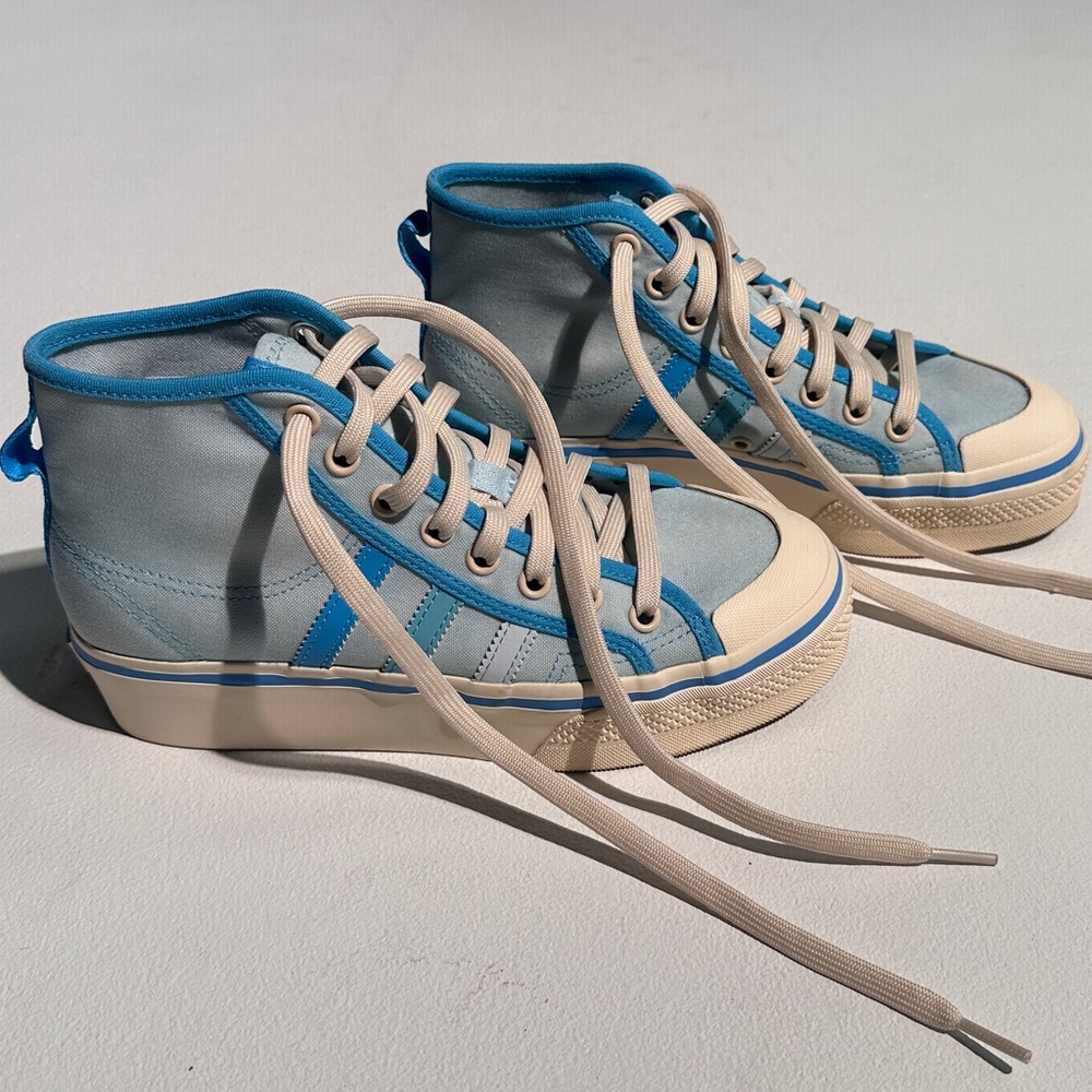 Adidas in Blue Brand New High Tops
